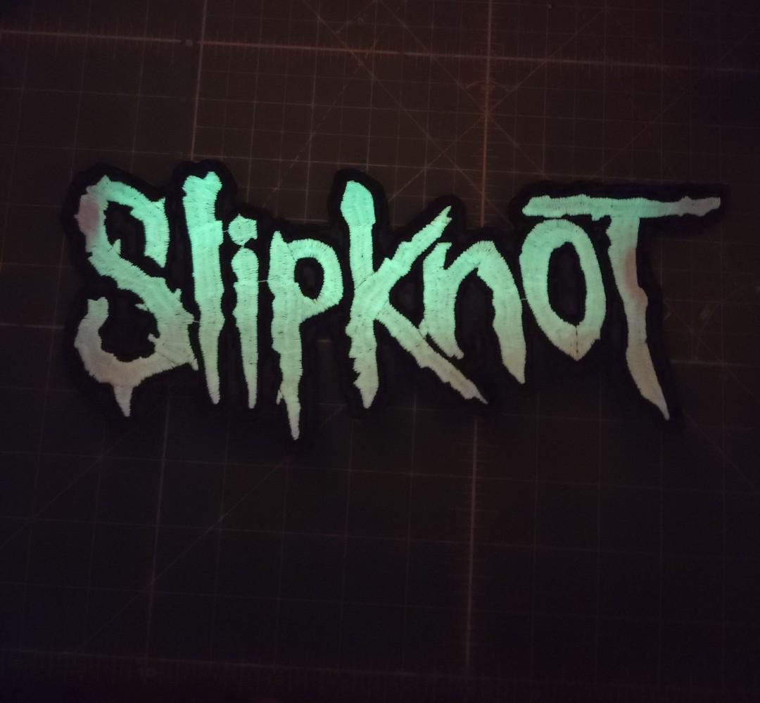 Embroidered Slipknot Back Patch Glow In The Dark