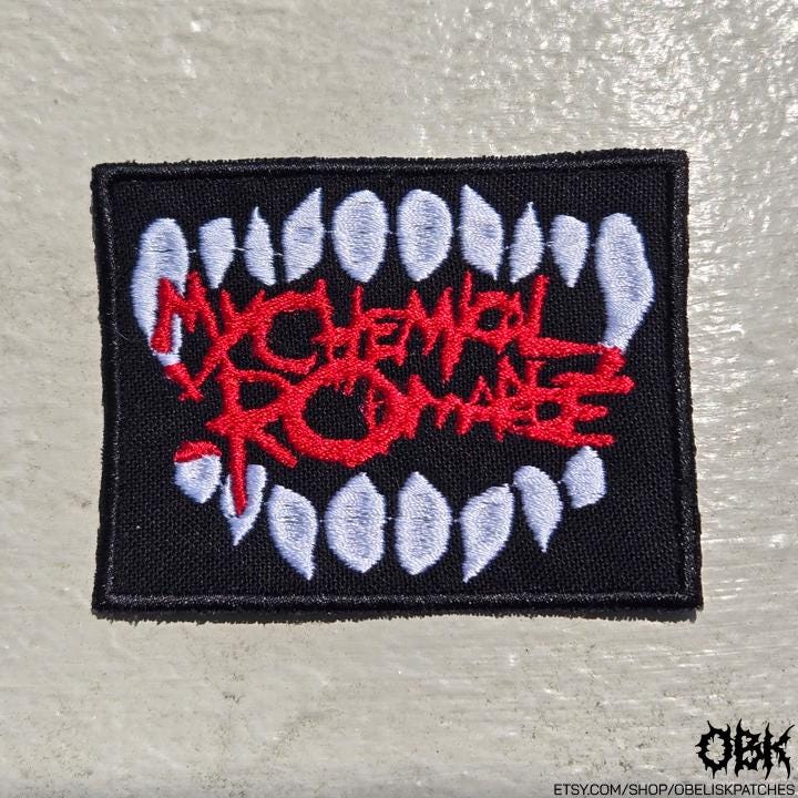 My Chemical Romance ~ High Quality Embroidery, Durable Weatherproof Canvas Patch