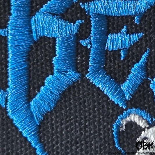 Chicago Bears Death Metal Style Patch ~ High Quality Embroidery, Durable Weatherproof Canvas