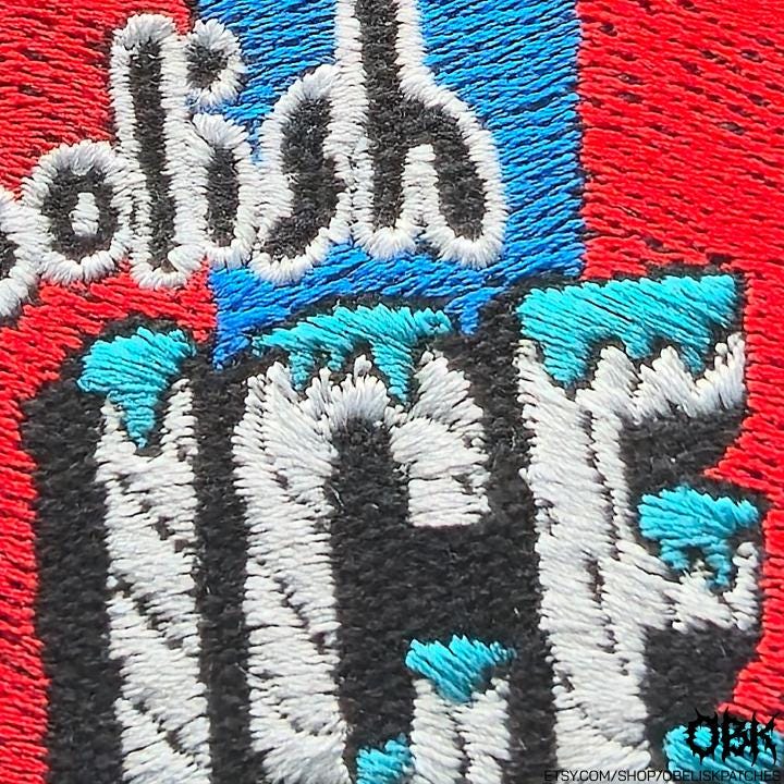 Abolish Ice Patch ~ High Quality Embroidery, Durable Weatherproof Canvas