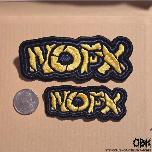 NOFX ~ High Quality Embroidery, Durable Weatherproof Canvas Patch