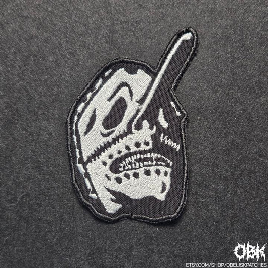 Slipknot Chris Fehn Mask 3 Patch Embroidered