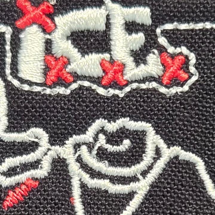 Abolish ICE - Operation Ivy Patch (red & white variation)