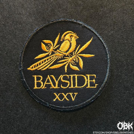 Bayside Patch 25th Anniversary Embroidered Patch