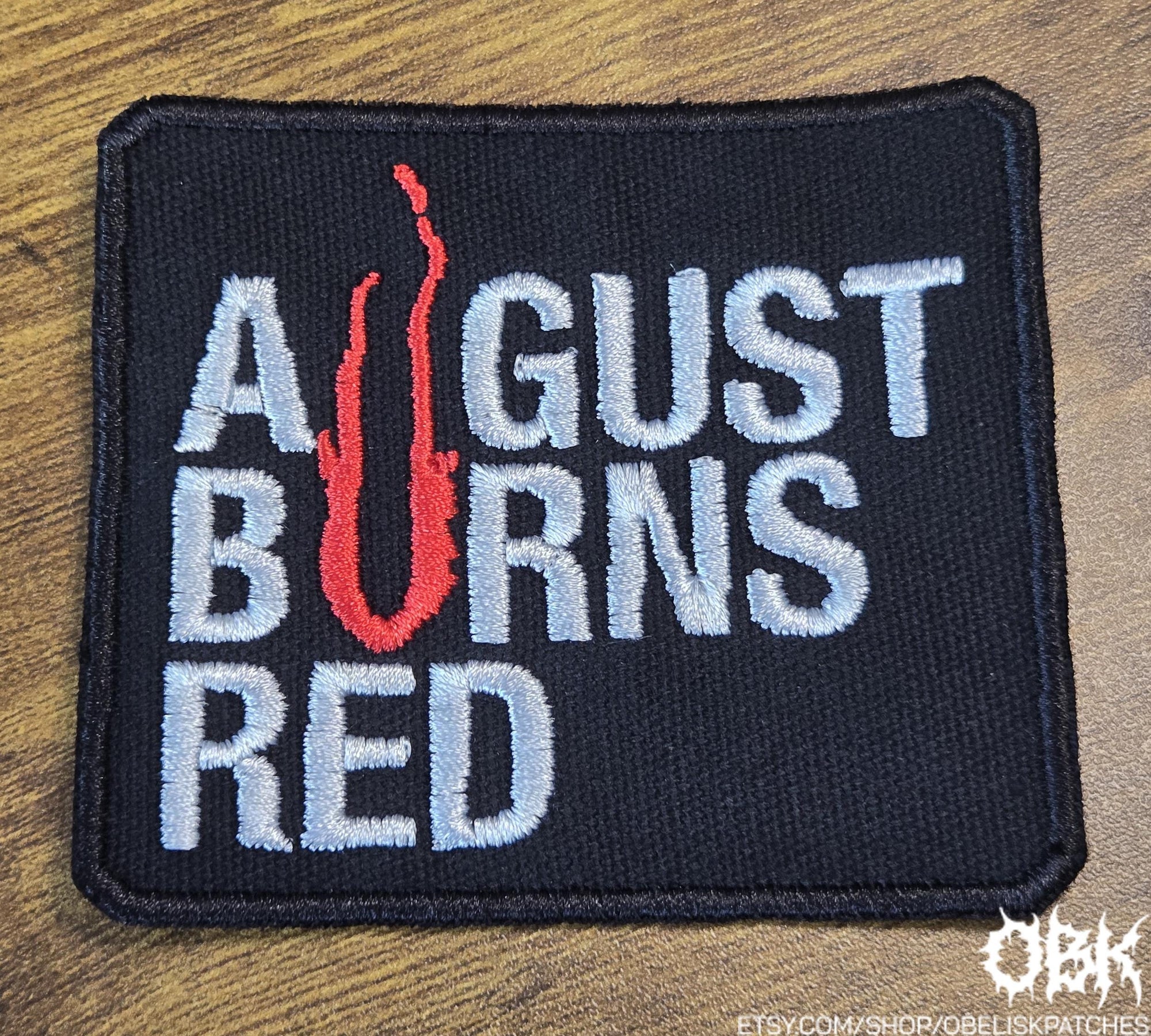 August Burns Red Patch - Embroidered Patch: Canvas, Waterproof