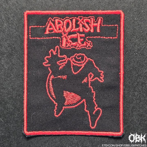 Abolish ICE - Operation Ivy Patch (red variation)