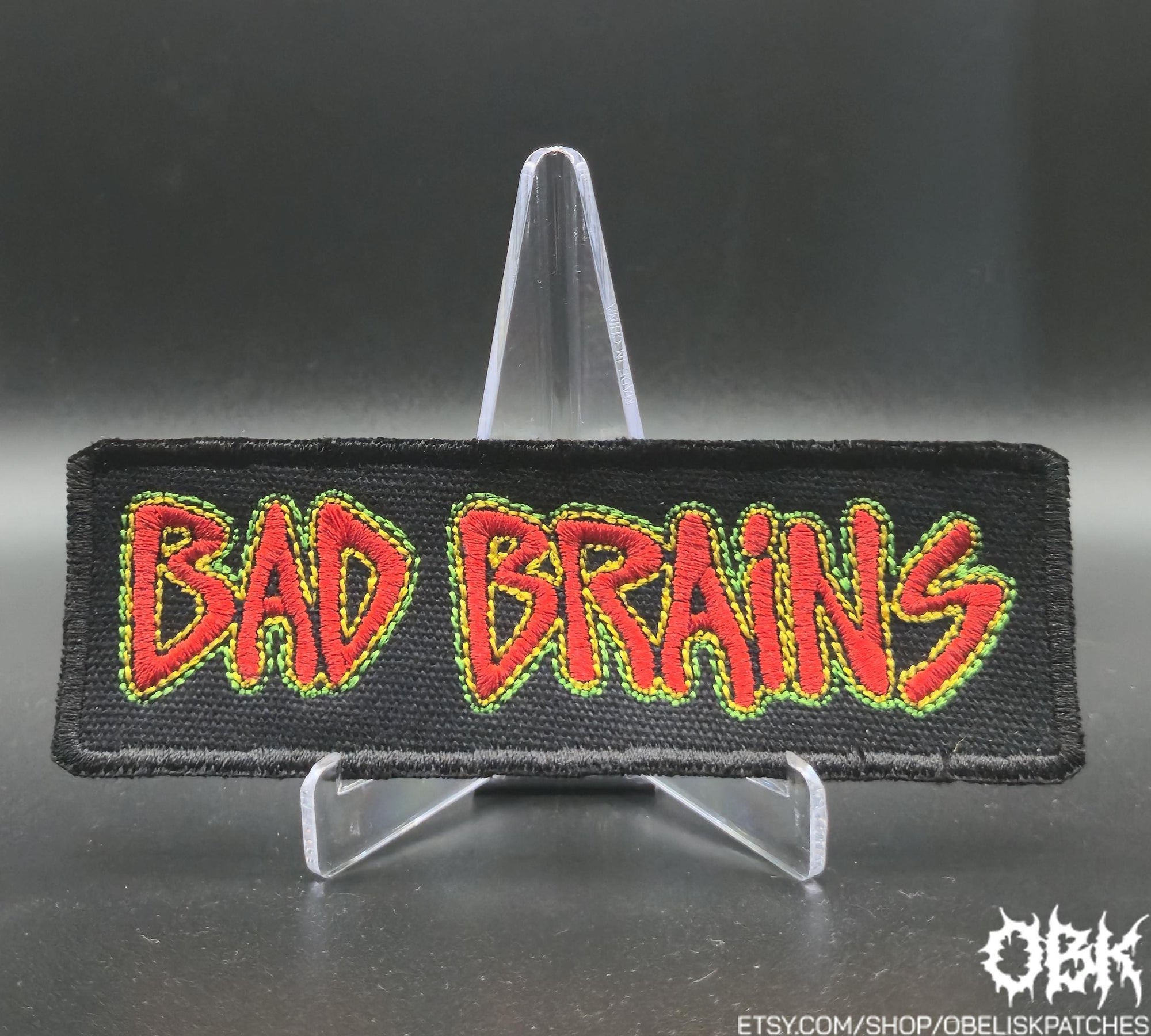 Bad Brains Patch - Embroidered Patch: Canvas, Waterproof