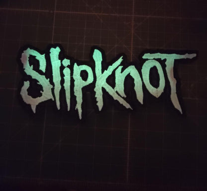 Embroidered Slipknot Back Patch Glow In The Dark