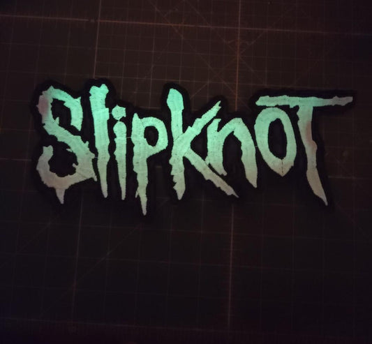Embroidered Slipknot Back Patch Glow In The Dark