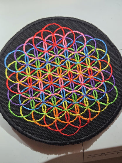 Bring Me The Horizon Sempiternal Patch (Rainbow Version) ~ High Quality Embroidery, Durable Weatherproof Canvas