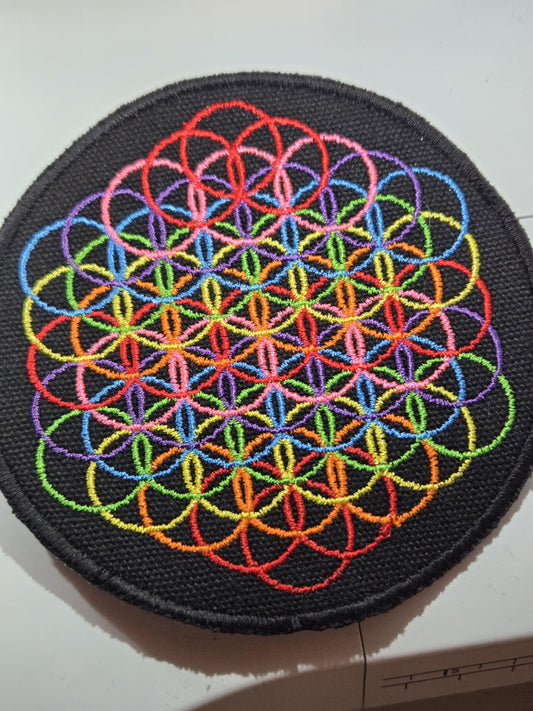 Bring Me The Horizon Sempiternal Patch (Rainbow Version) ~ High Quality Embroidery, Durable Weatherproof Canvas