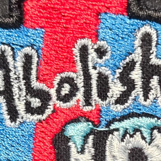 Abolish Ice Patch ~ High Quality Embroidery, Durable Weatherproof Canvas