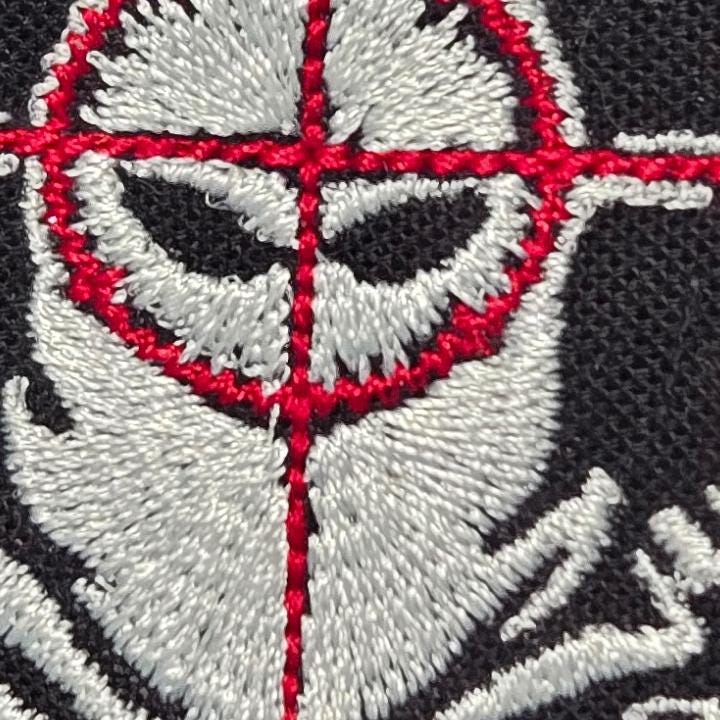 Nailbomb Patch Embroidered ~ High Quality Embroidery, Durable Weatherproof Canvas