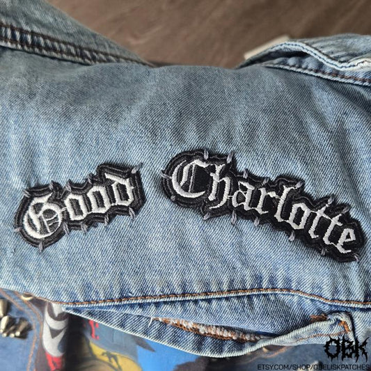 Good Charlotte ~ High Quality Embroidery, Durable Weatherproof Canvas Patch