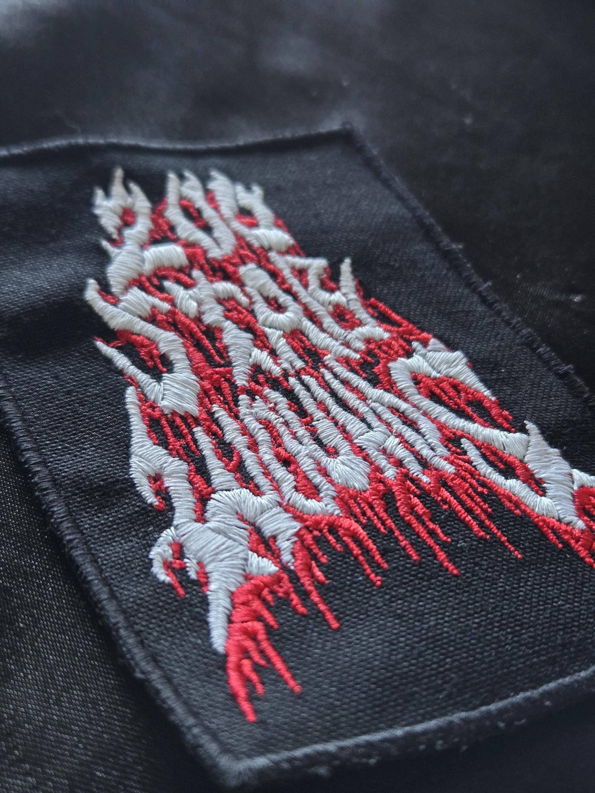 200 Stab Wounds ~ High Quality Embroidery, Durable Canvas Patch