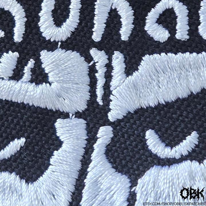 Bauhaus Patch ~ High Quality Embroidery, Durable Weatherproof Canvas Patch