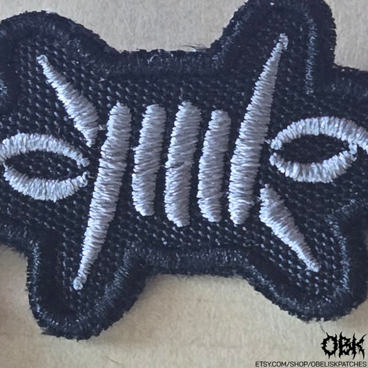 Barbed Wire Embroidered Patch