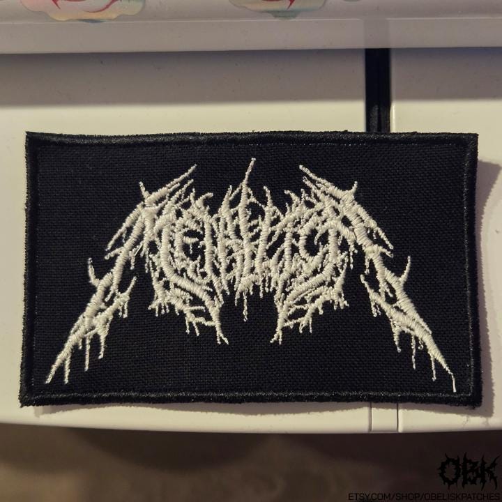Metallica "Death Metal Logo" Embroidered Patch