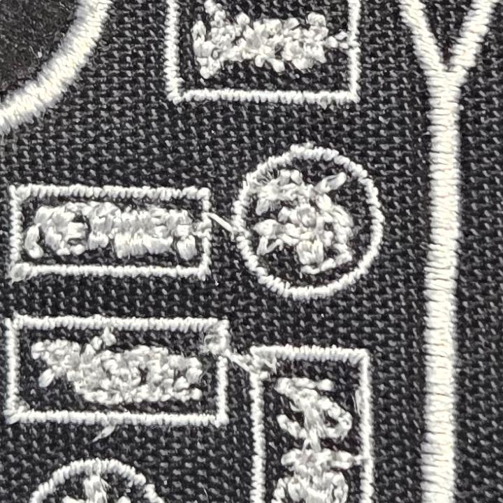 Mini Battle Vest Patch Embroidered