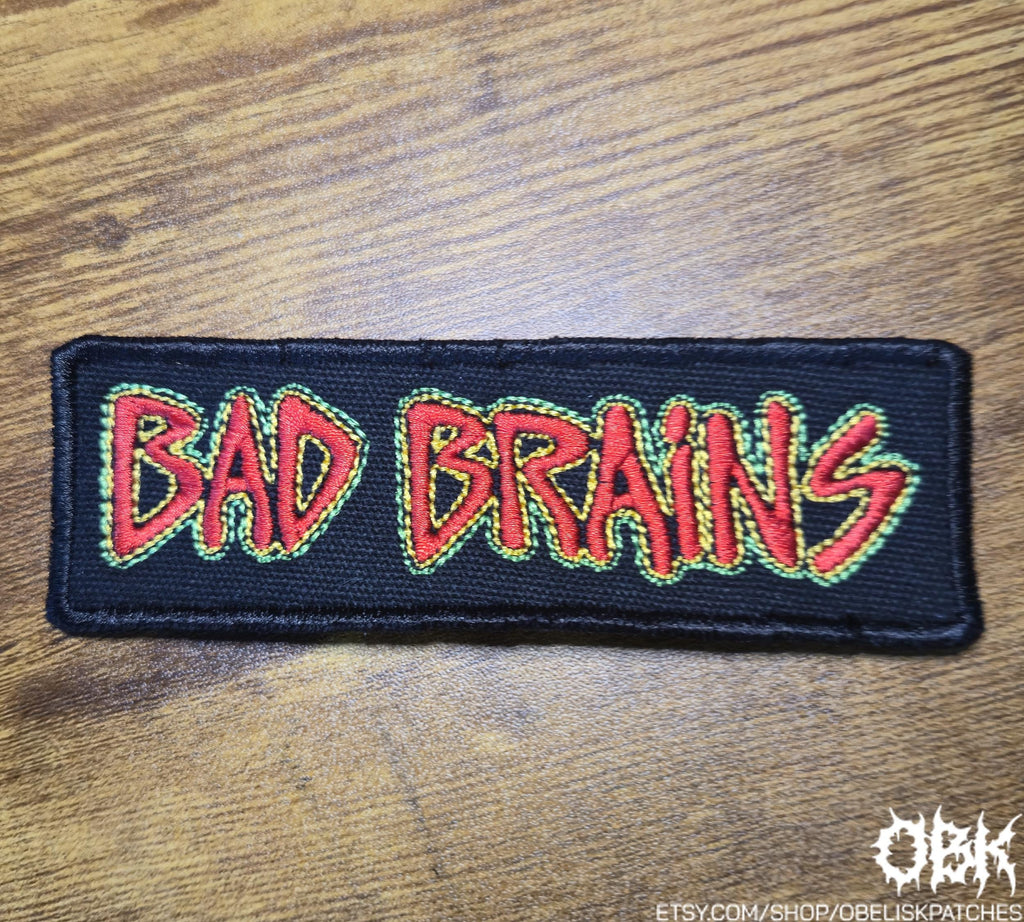 Bad Brains Patch - Embroidered Patch: Canvas, Waterproof