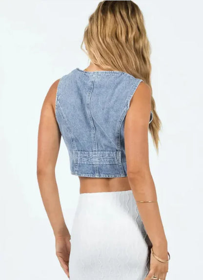 Battle Vest: Hot Girl Summer Denim